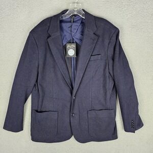 Good Man Blazer Jacket Mens XL Formal Oxford Notch Lapel Single Breasted G584-1